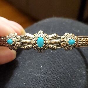 RARE FIND! NEW CAROLYN POLLOCK CARLISLE VAULT SLEEPING BEAUTY TURQUOISE CUFF